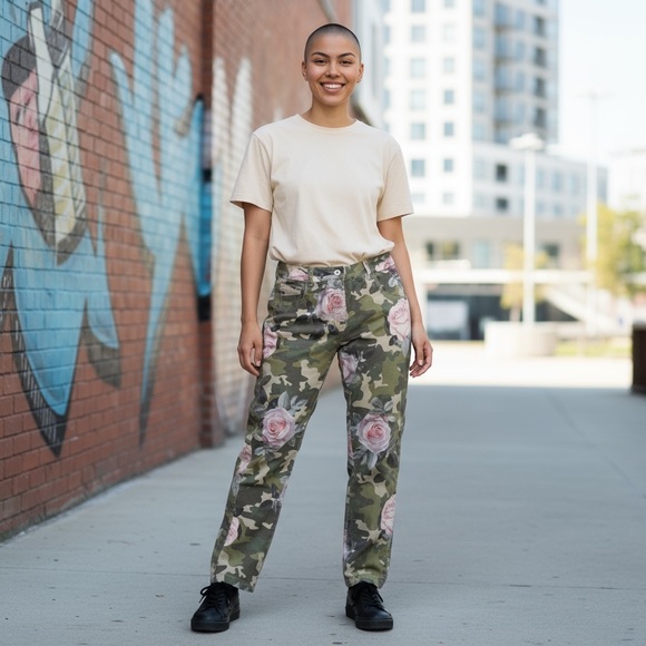 Brand Bazar Pants - Brand‎ Bazaar Floral Camo Pants Size Large